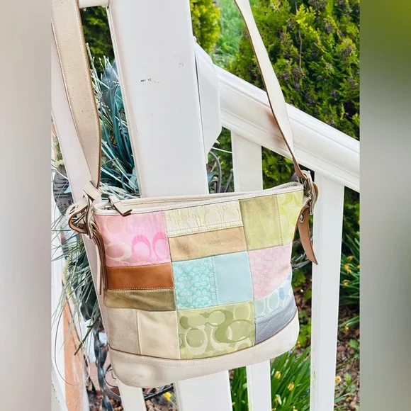 Coach Pastel Patchwork Bag